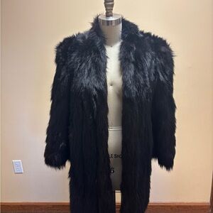 Luxurious Black Fur Coat